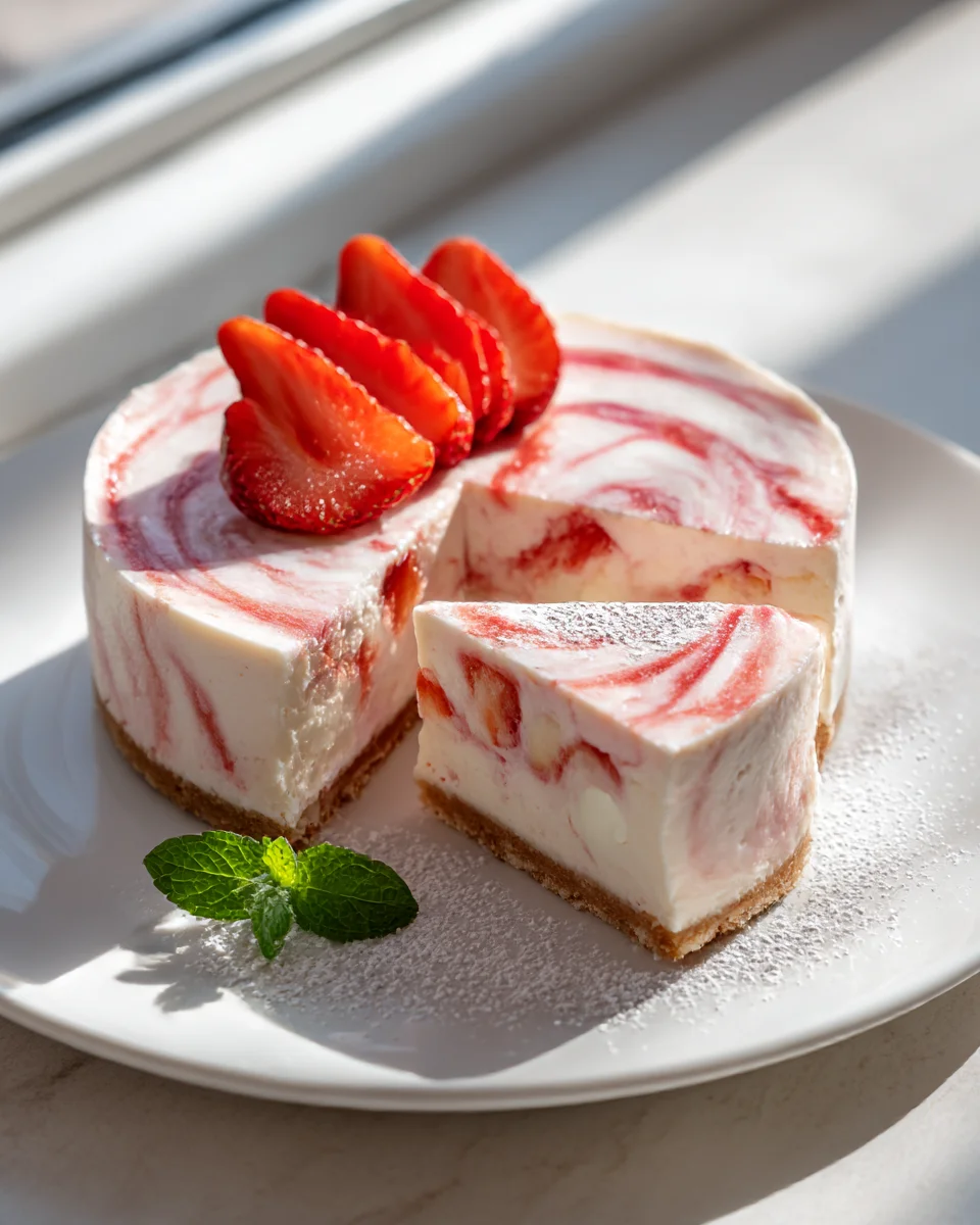 Best Strawberries And Cream Cheesecake – Easy Homemade Recipe