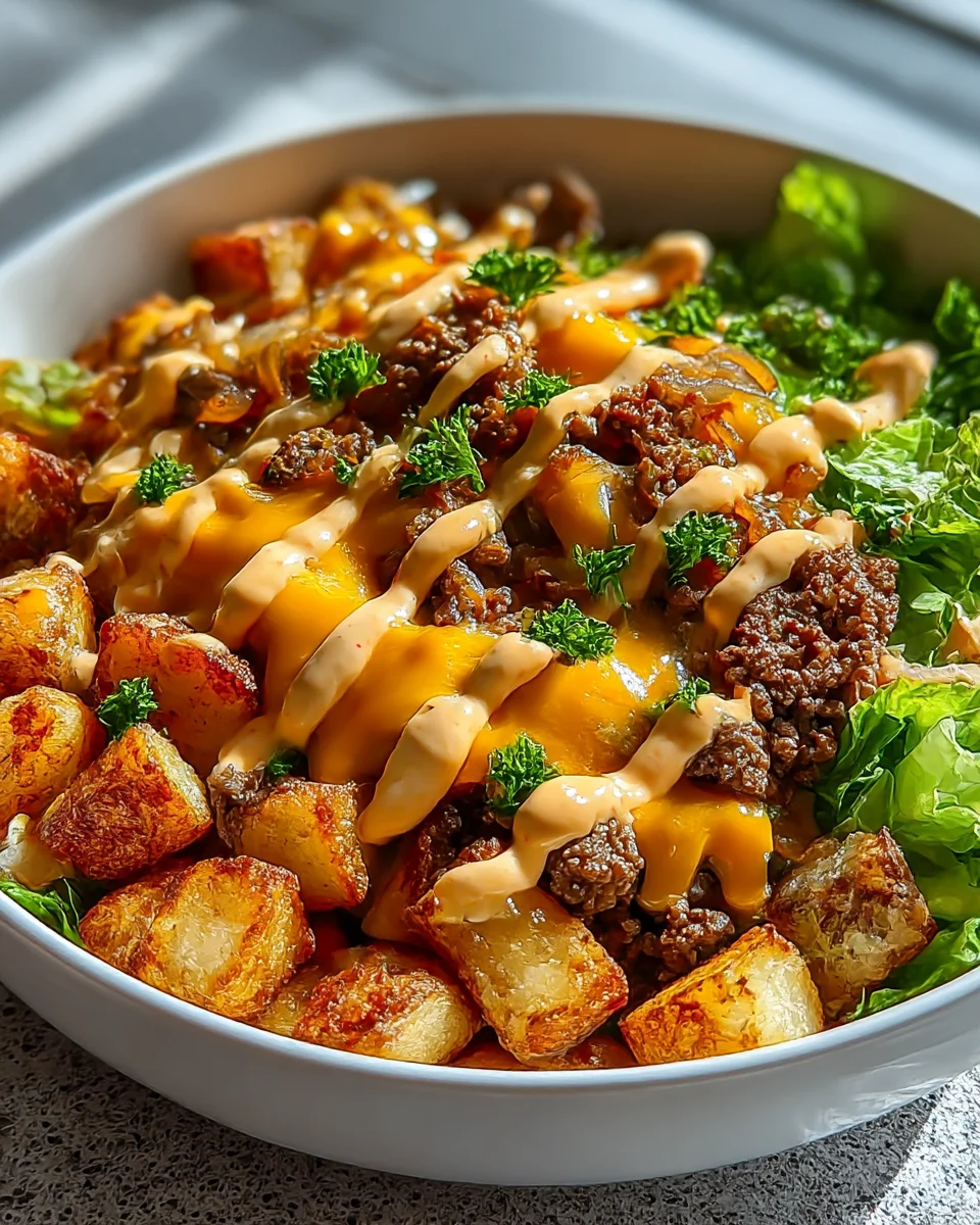 Delicious Smash Burger Bowl Recipe for Burger Lovers!