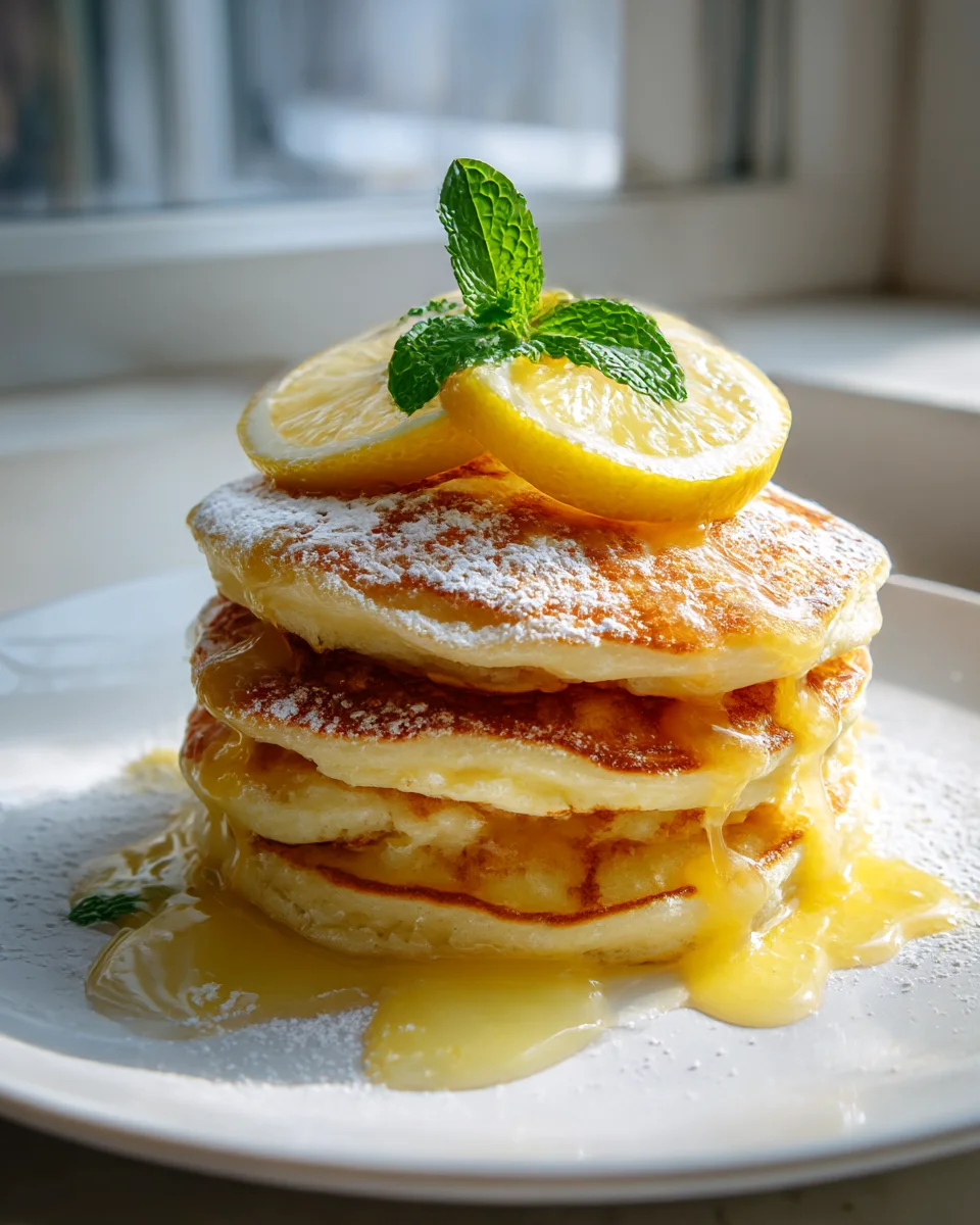 Limoncello Ricotta Pancakes: Light, Fluffy & Zesty Delight!