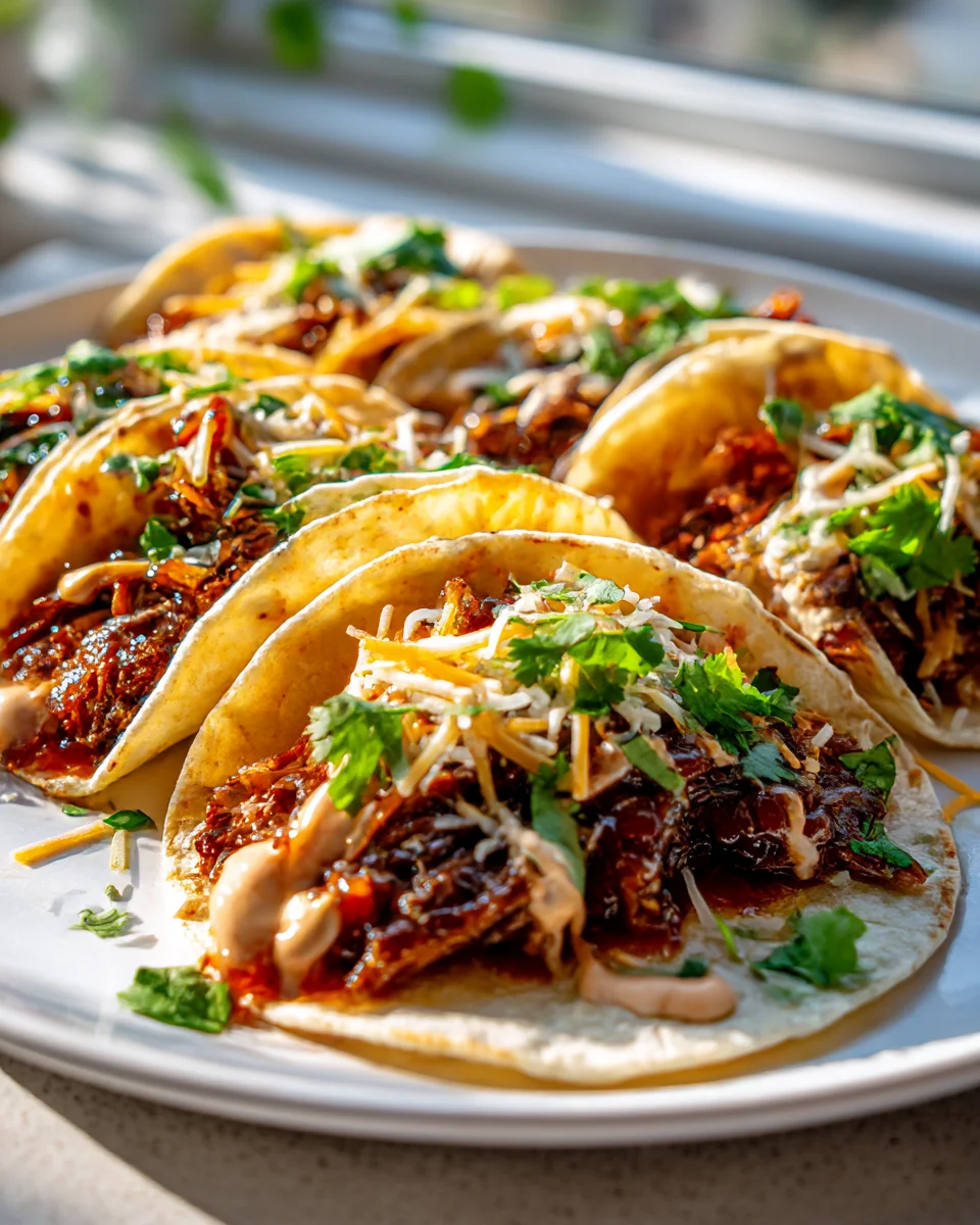 Garlic Butter Honey BBQ Beef Tacos – Flavor Explosion!