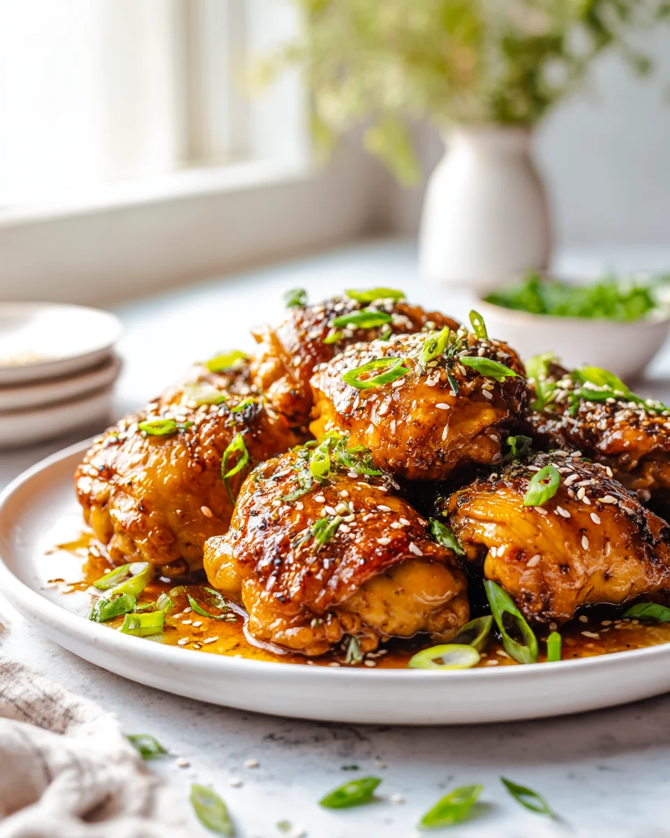 Delicious Soy Garlic Chicken Thighs: Easy Weeknight Meal