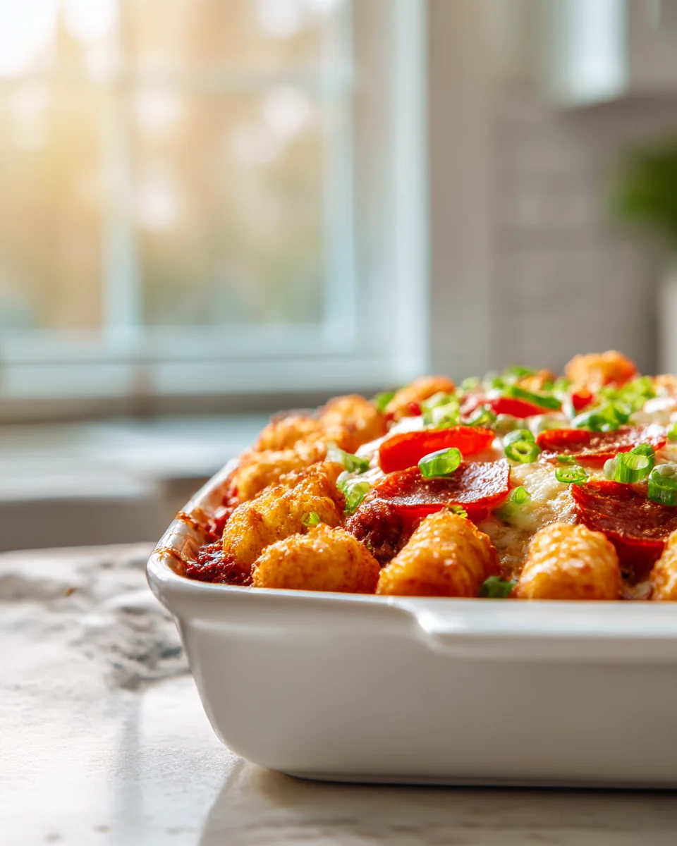 Ultimate Pizza Tater Tot Casserole: A Family Favorite!