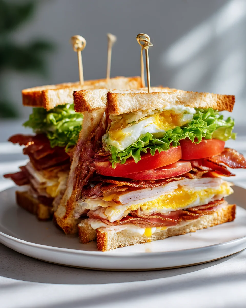 Best Easy Club Sandwich Recipe for Homemade Breakfast & Brunch