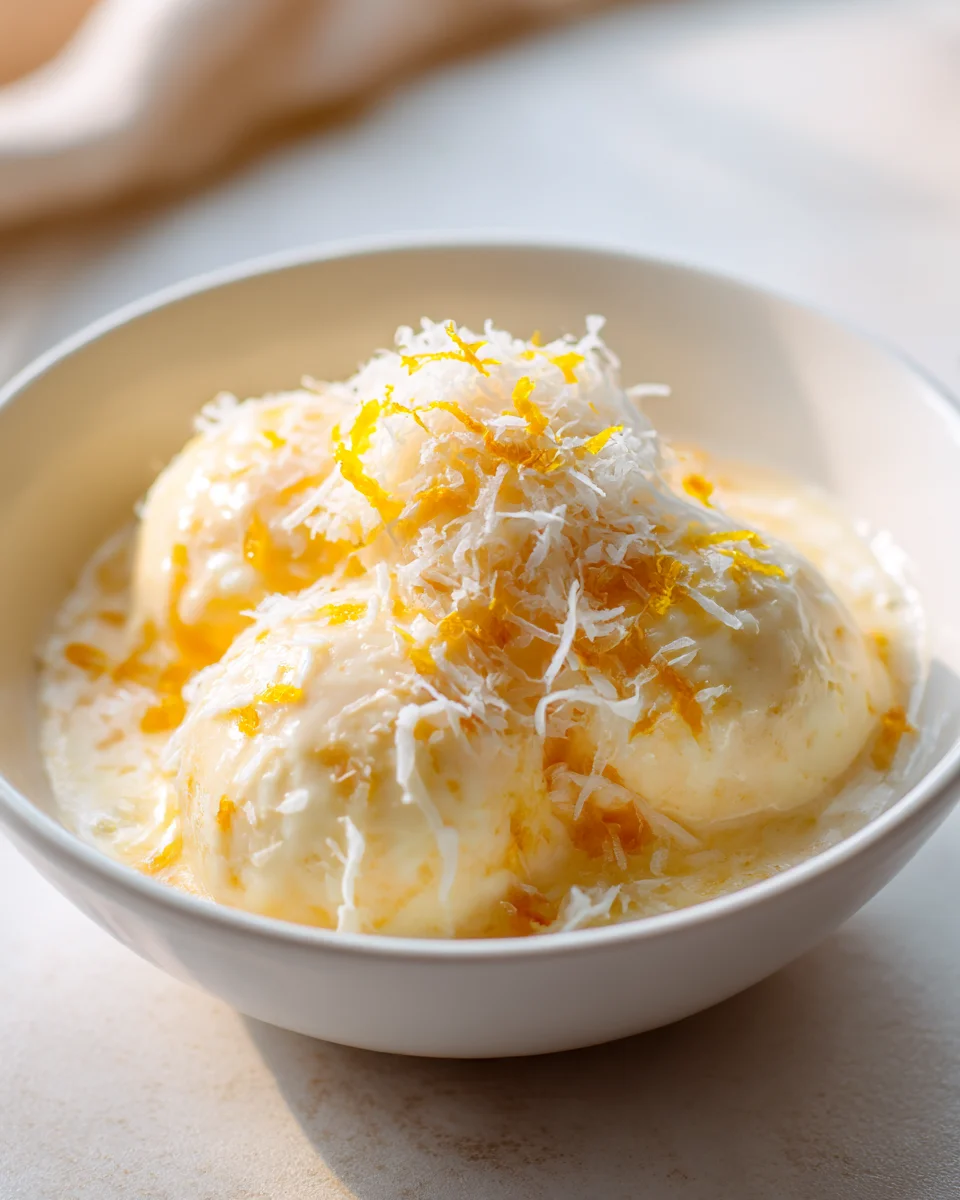 Refreshing Coconut Orange Dessert: Easy Creamy Citrus Glow