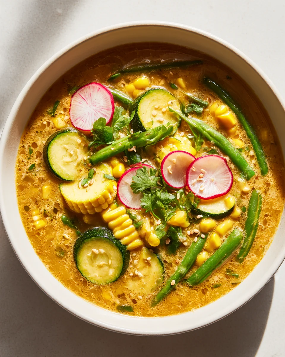 Delicious Miso Vegetable Summer Soup Recipe for Refreshing Meals