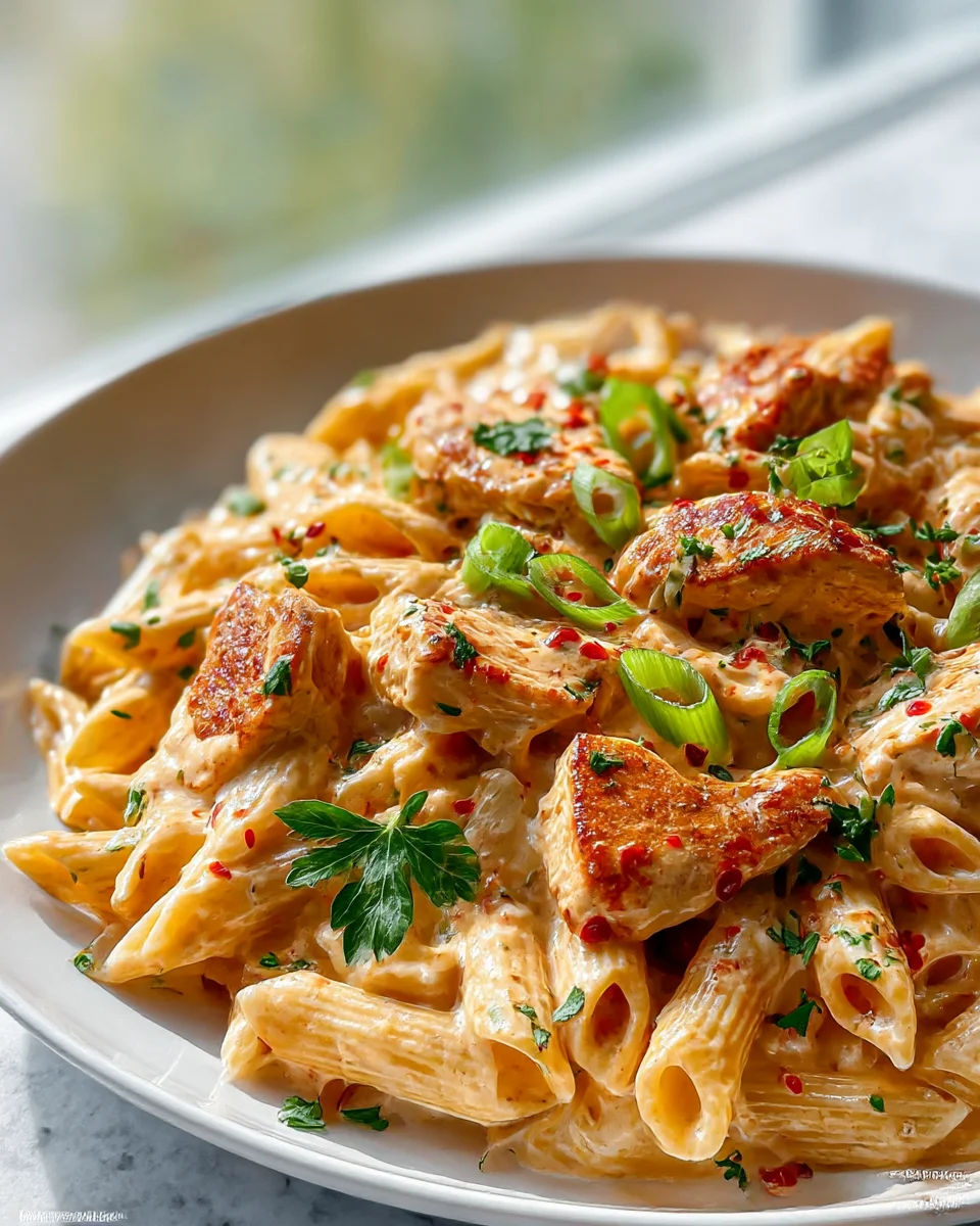 Spicy Bang Bang Chicken Pasta Delight