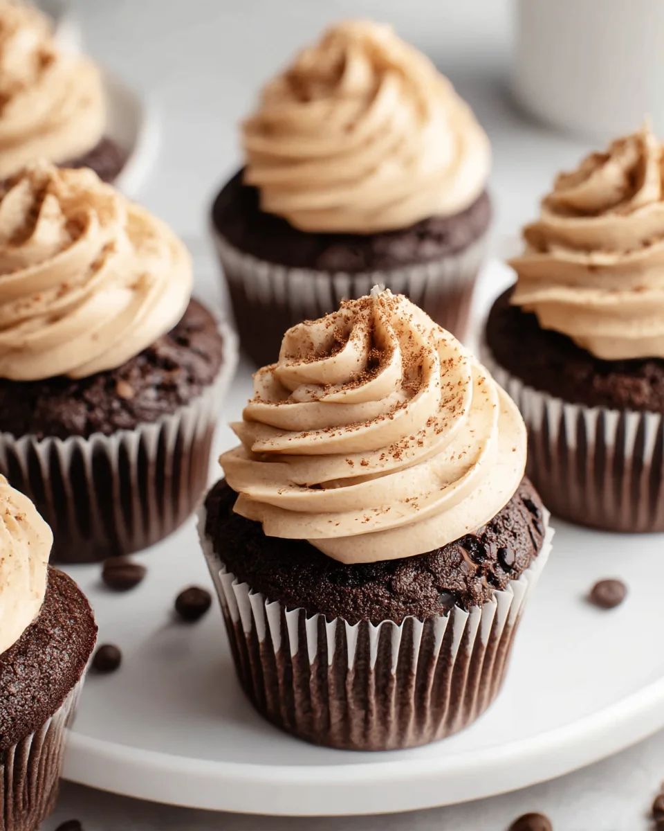 Mocha Cupcakes with Espresso Buttercream - Irresistibly Rich!