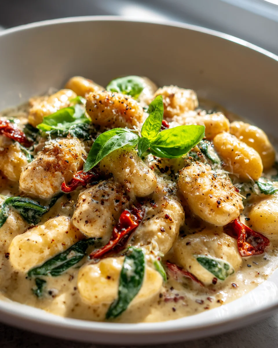 Creamy Tuscan Chicken Gnocchi: One Pot Delight Recipe