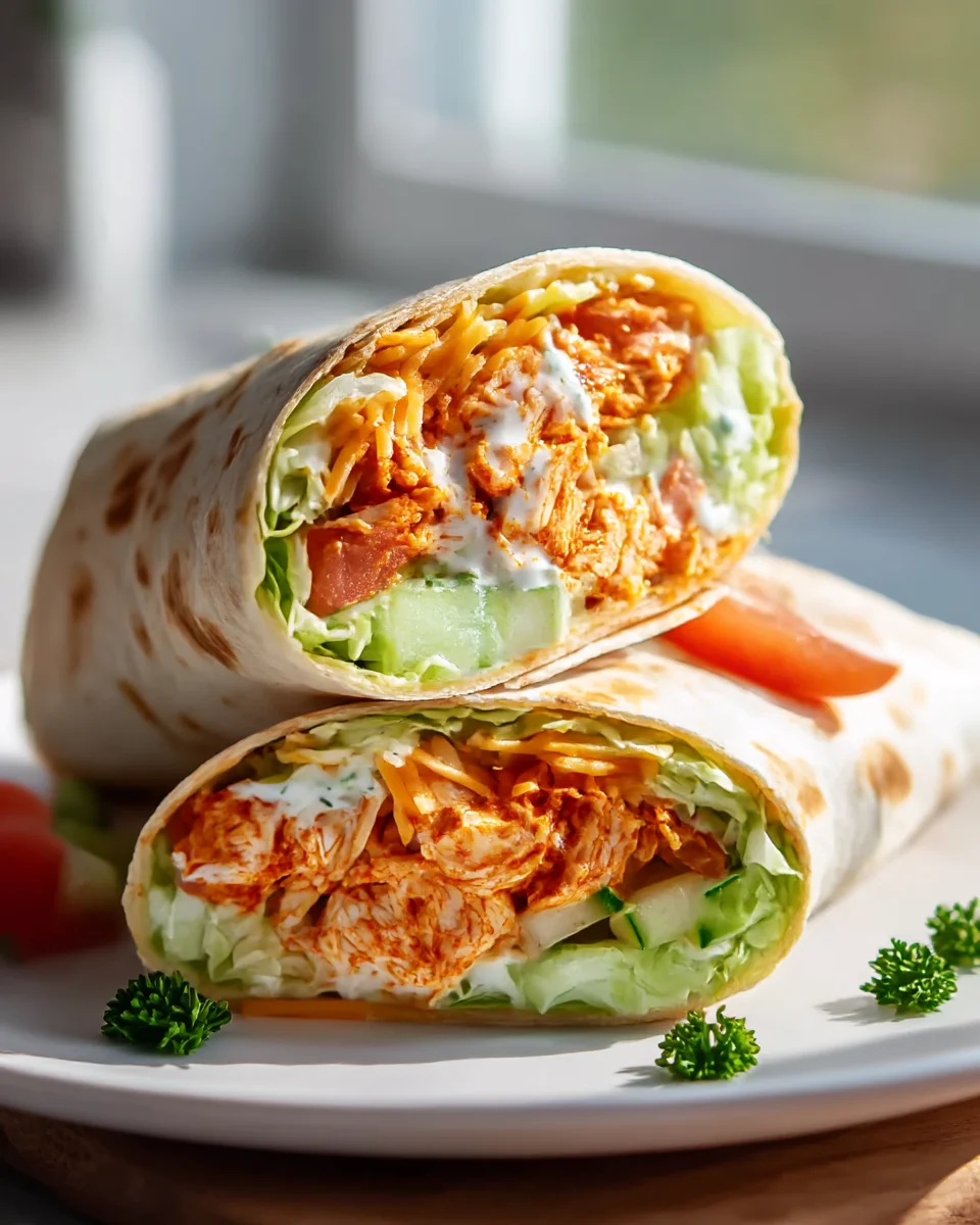 Spicy Buffalo Chicken Wraps Recipe for Easy Weeknight Meals