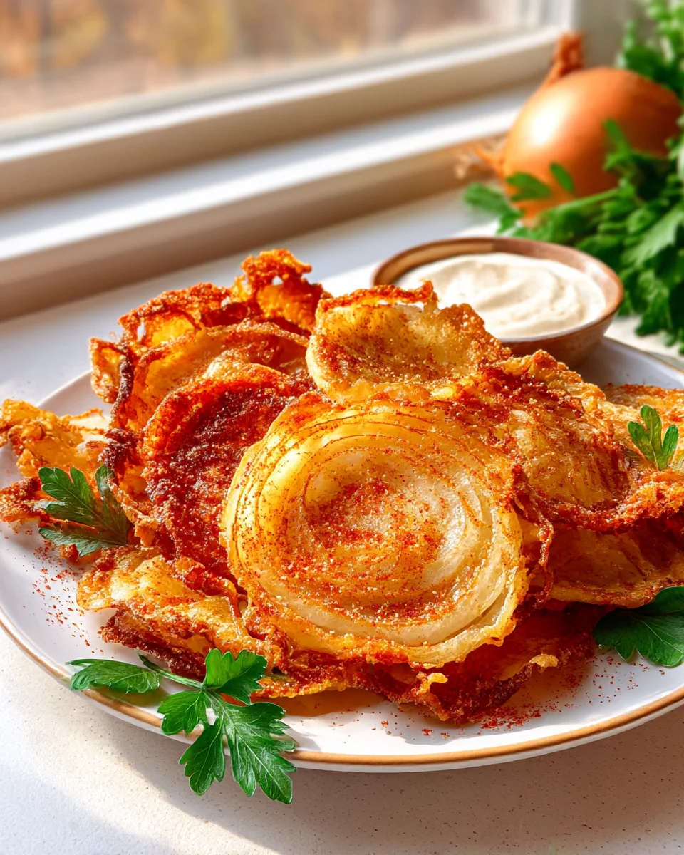 Crispy Onion Ring Chips Recipe: Deliciously Crunchy Snack!