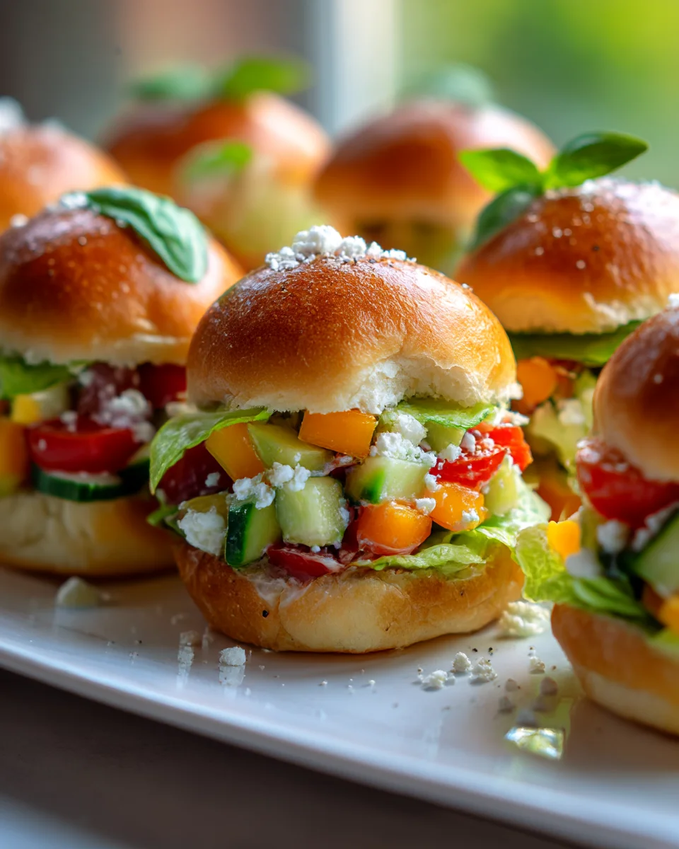 La Scala Chopped Salad Sliders with Mini Buns