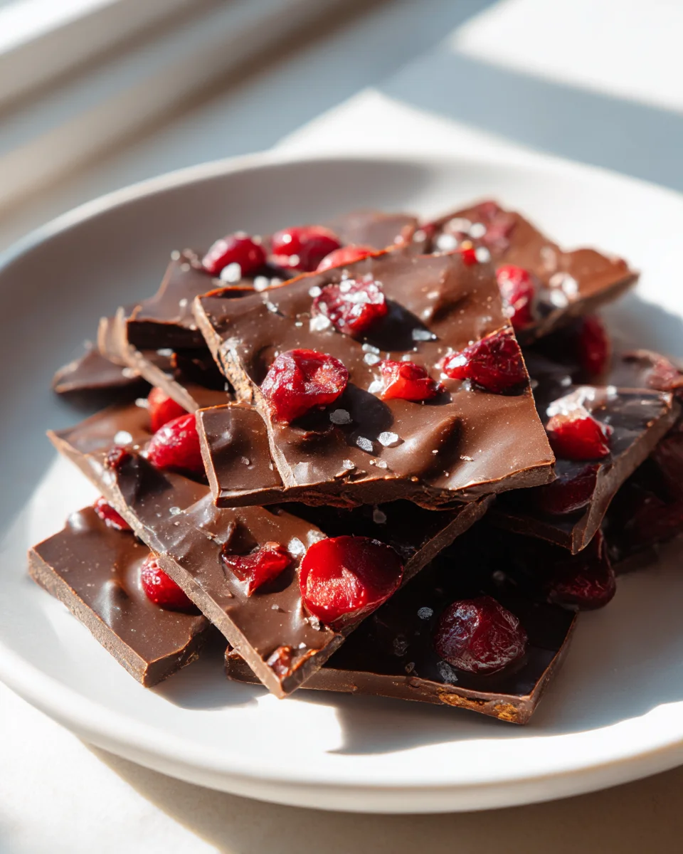 Decadent Dark Chocolate Cherry Bark Recipe to Satisfy Cravings