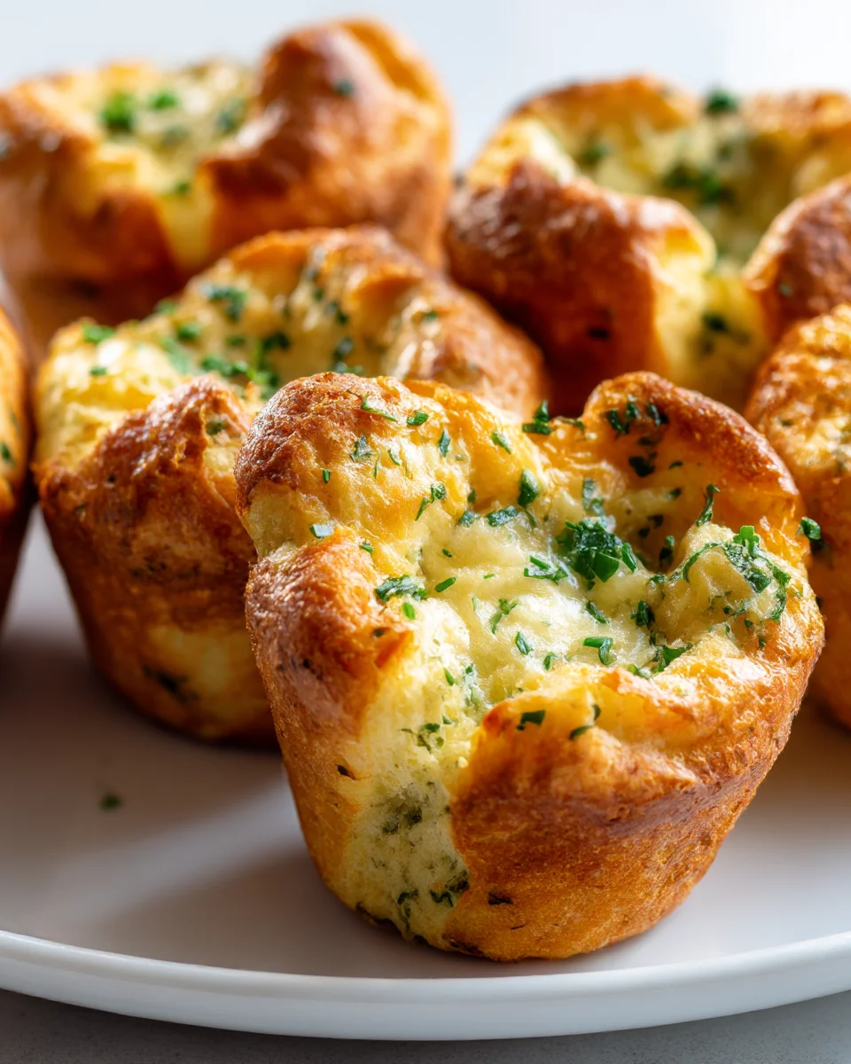 Cheddar and Herb Popovers: Fluffy, Savory Bites Recipe