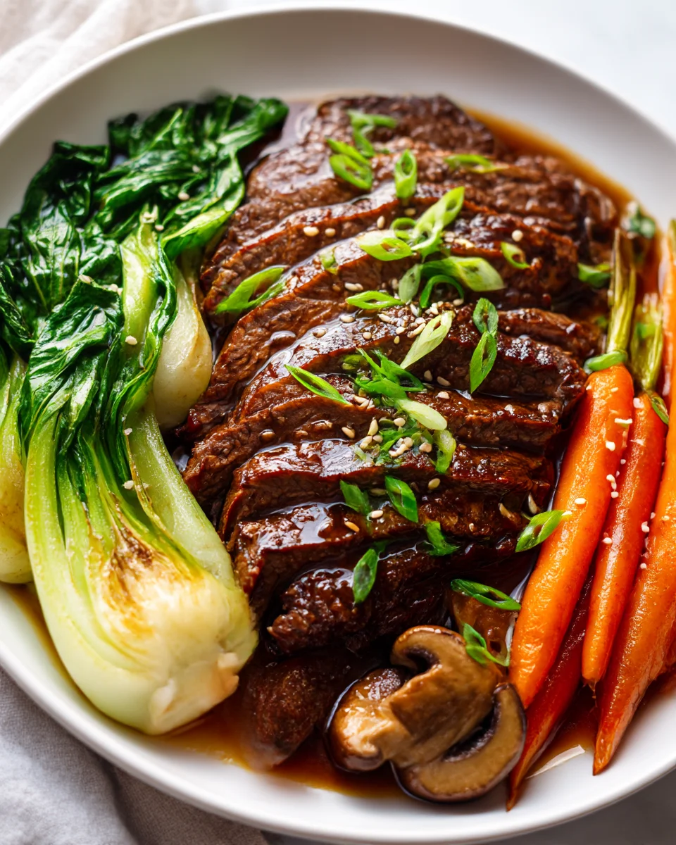 Savory Soy-Braised Beef Pot Roast Delight