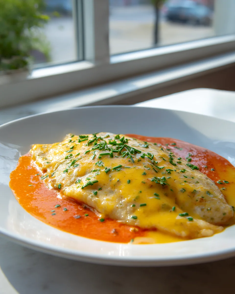 Lemon Butter Tilapia with Roasted Pepper Sauce Recipe Delight