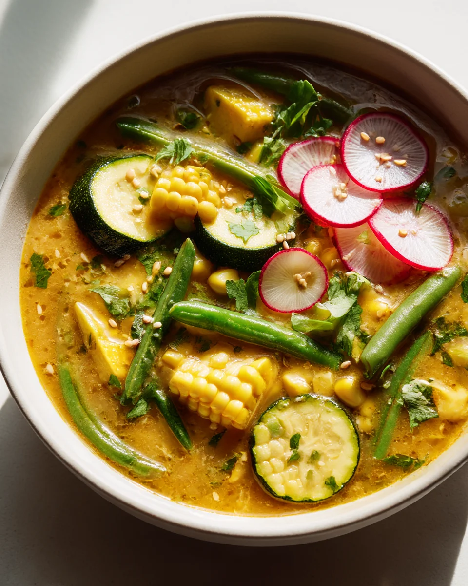 Delicious Miso Vegetable Summer Soup Recipe for Refreshing Meals