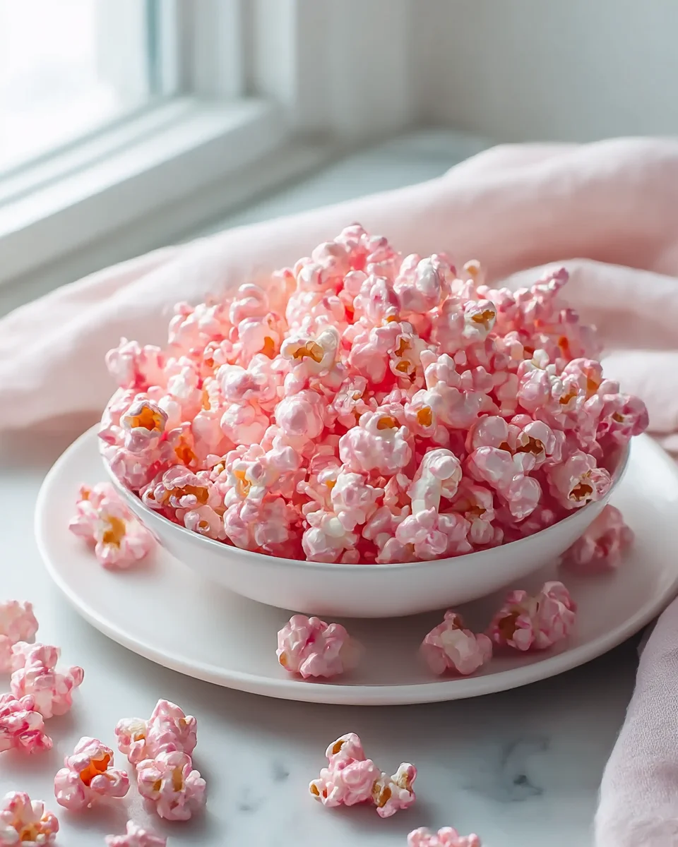 Delicious Pink Popcorn Recipe for Non-Alcoholic Valentine's Day