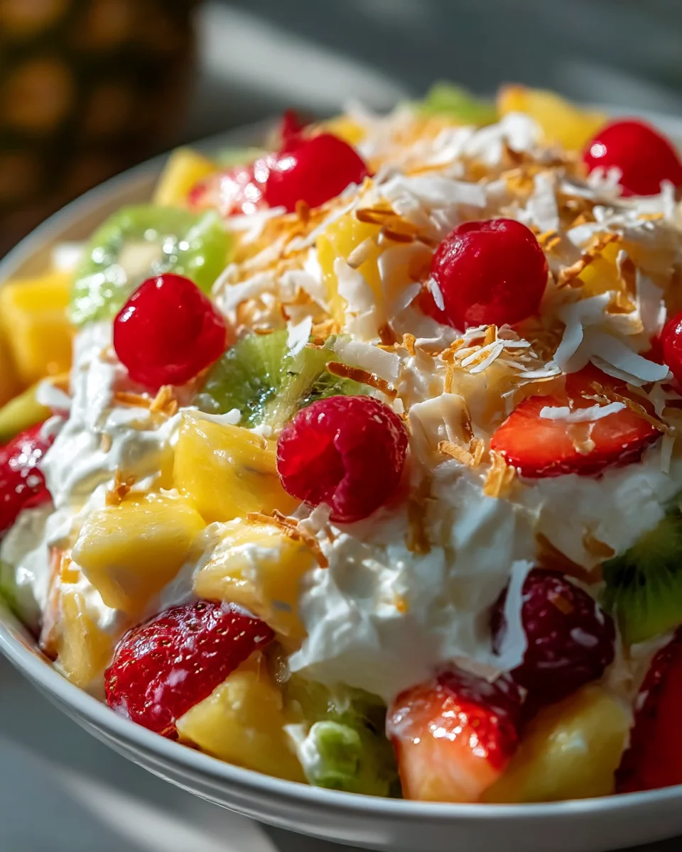 Delicious Hawaiian Cheesecake Salad Recipe for Summer Gatherings
