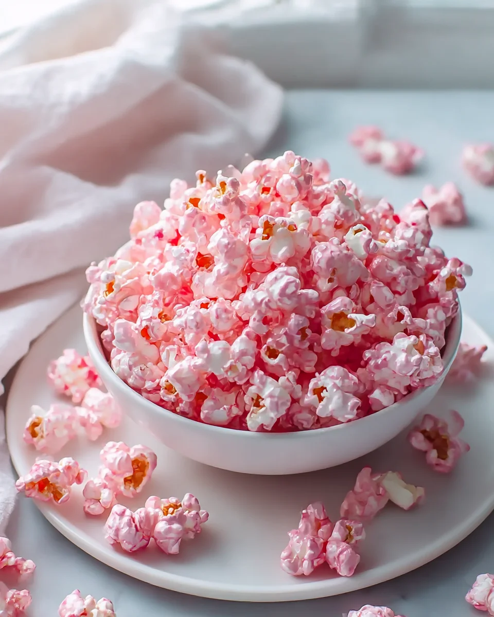 Delicious Pink Popcorn Recipe for Non-Alcoholic Valentine's Day