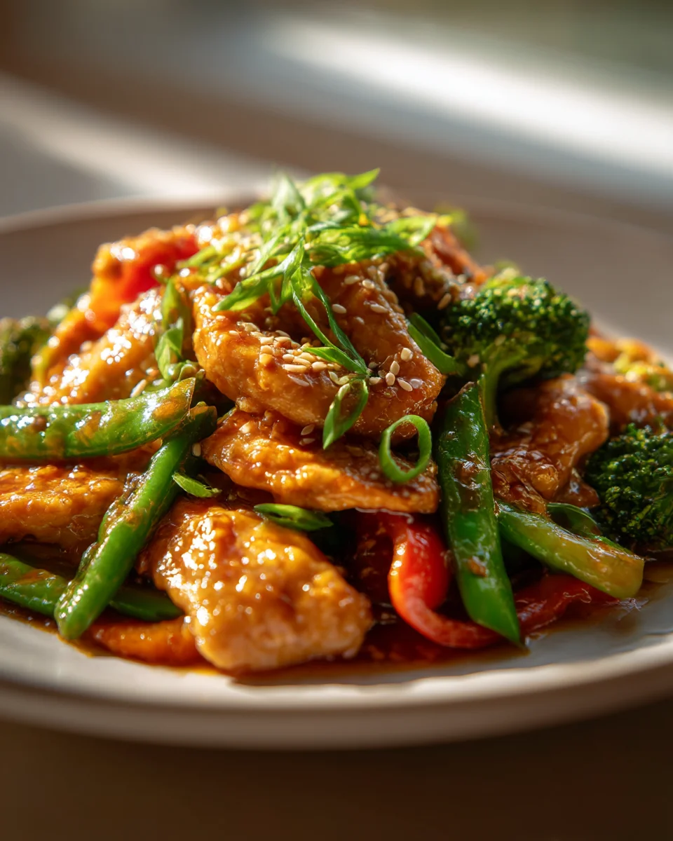 Zesty Spicy Sesame Chicken Stir Fry Recipe You'll Love!