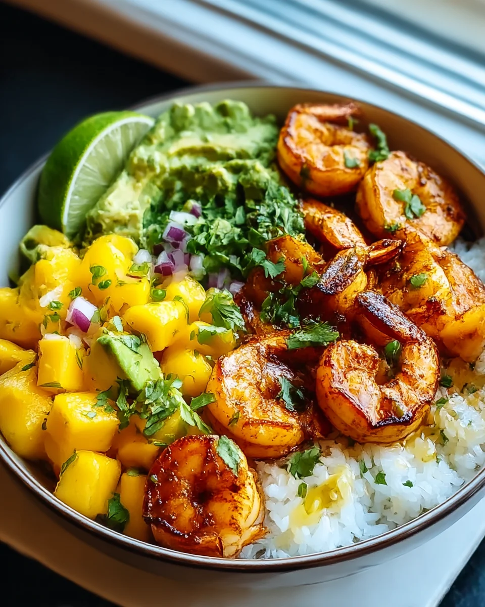 Delicious Shrimp Avocado Mango Bowls for a Fresh Feast!