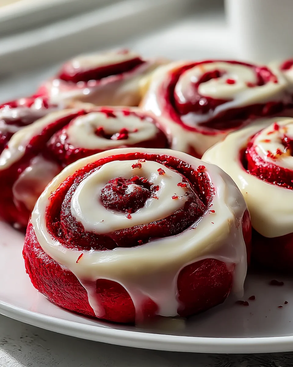 Decadent Red Velvet Cinnamon Rolls Recipe to Indulge In