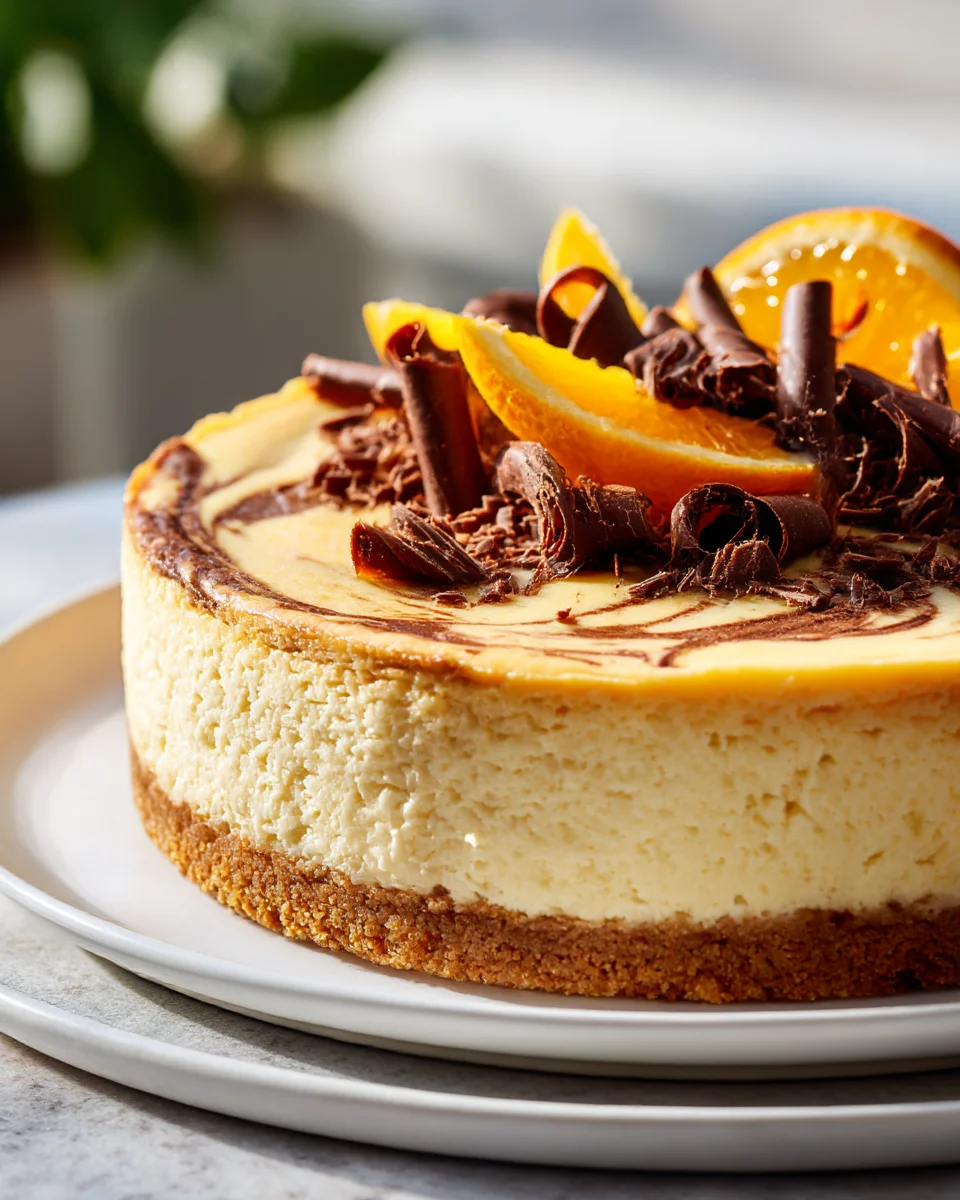Chocolate Orange Dream Cheesecake Delight