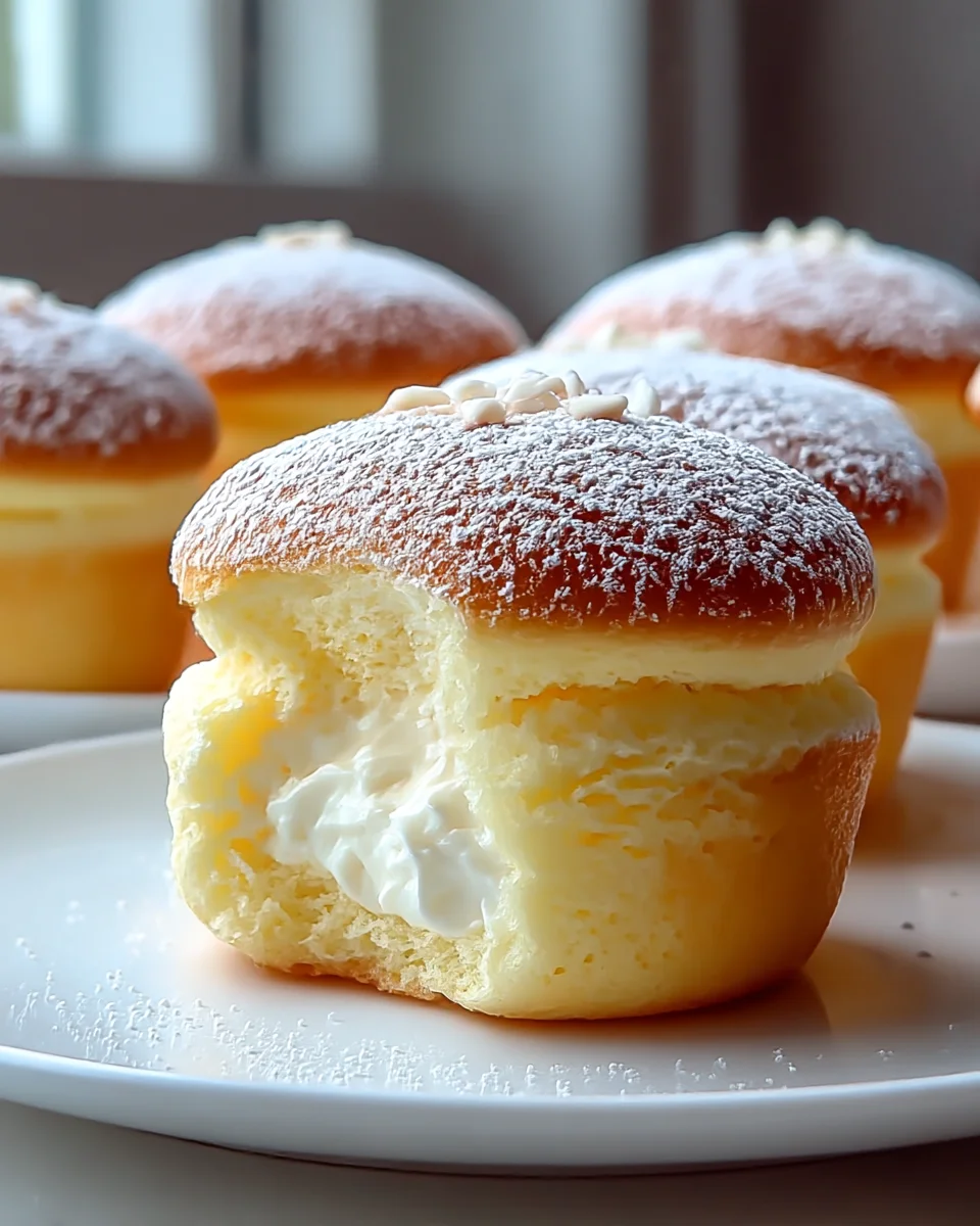 Heavenly Fluffy Japanese Cheesecake Cupcakes