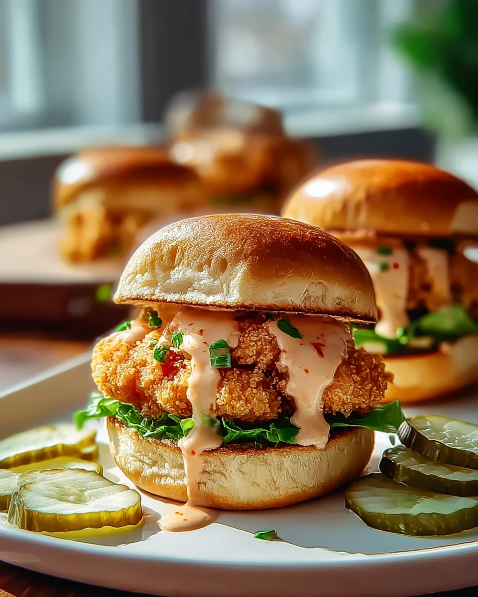 Spicy Bang Bang Chicken Sliders Delight