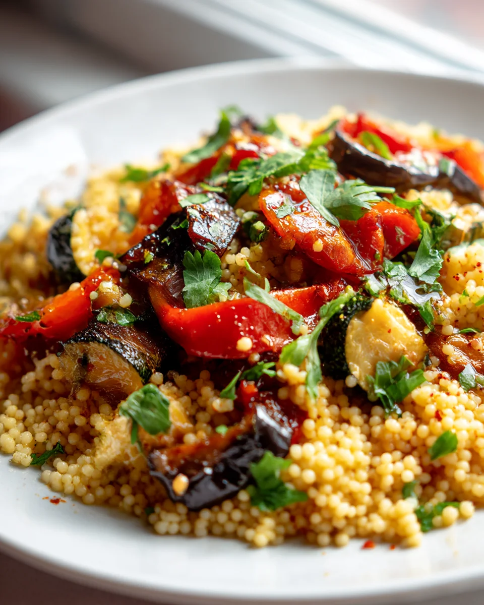 Spiced North African Veggie Couscous Delight
